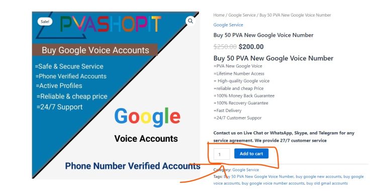 Buy Google Voice Accounts