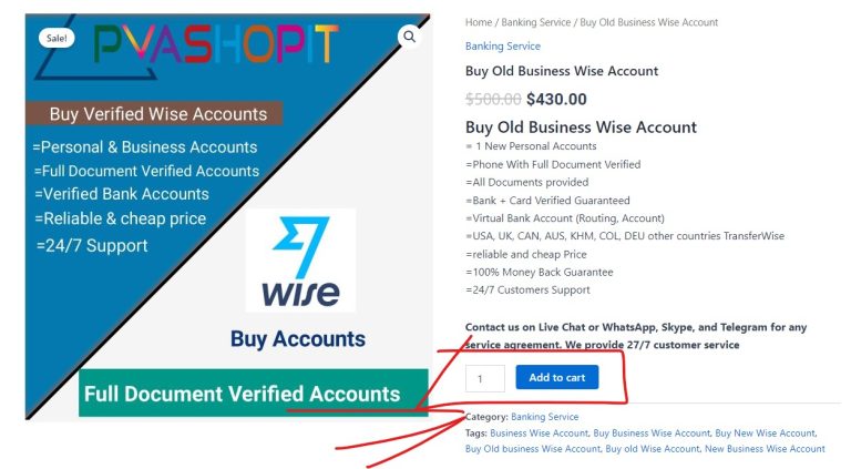 buy verified wise accounts