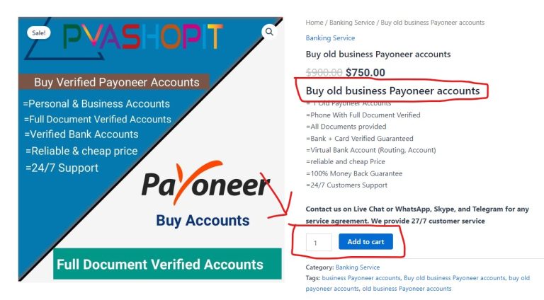 Buy Verified Payoneer Accounts