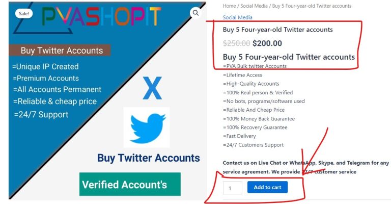 Buy twitter Accounts